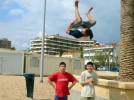 Jerome Gaspard - cascadeur - Acrobatie - Salto arabe - 2003