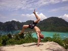 Jerome Gaspard - cascadeur - Equilibre Souplesse - Thailande - 2003