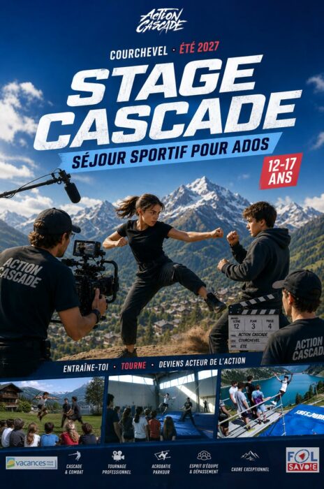 Stage de cascade pour ados